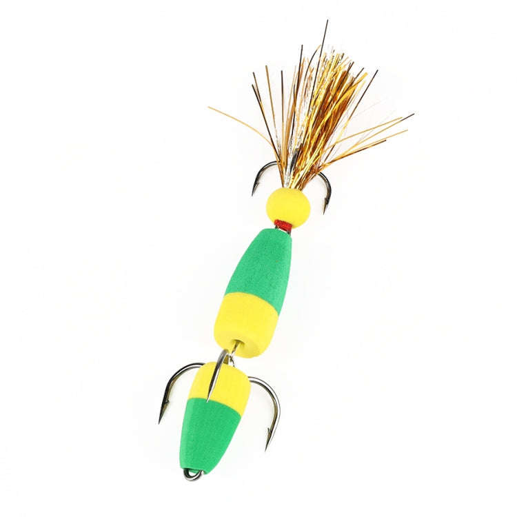 W.P.E PMG-M Foam Hook Soft Worm Bait Three Anchor Hook Fake Lures, Size: M(48)