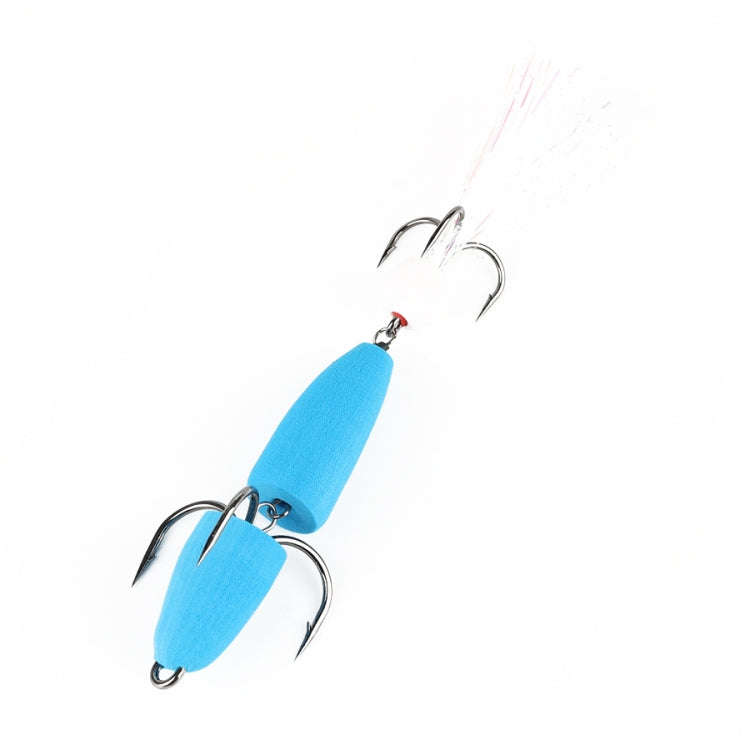 W.P.E PMG-M Foam Hook Soft Worm Bait Three Anchor Hook Fake Lures, Size: M(16)