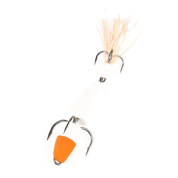 W.P.E PMG-M Foam Hook Soft Worm Bait Three Anchor Hook Fake Lures, Size: M(30)