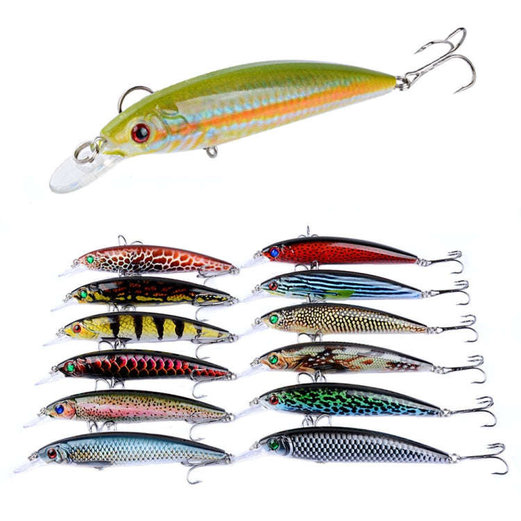 LB106 11cm/11.5g Lure Painted Bionic Fishing Bait Plastic Hard Bait, Color: 13