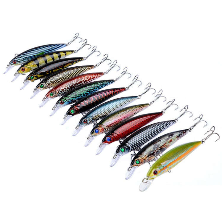 LB106 11cm/11.5g Lure Painted Bionic Fishing Bait Plastic Hard Bait, Color: 13