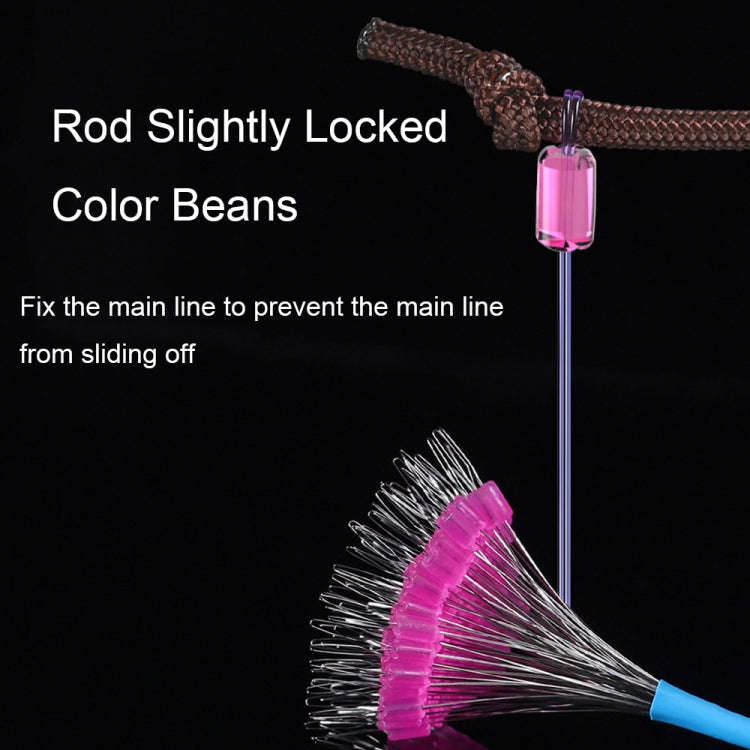 5sets/500pcs Space Bean Positioning Rod Slightly Bean Fishing Gear Supplies, Size: S(Spot Transpa...