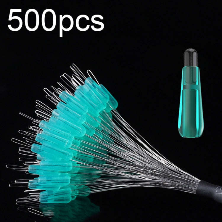 5sets/500pcs Space Bean Positioning Rod Slightly Bean Fishing Gear Supplies, Size: L(Crystal Shad...