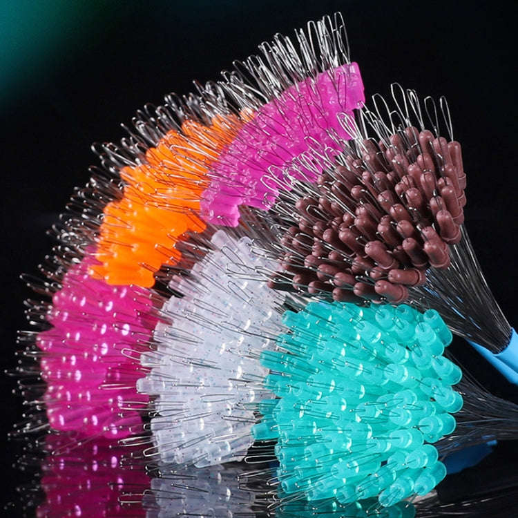 5sets/500pcs Space Bean Positioning Rod Slightly Bean Fishing Gear Supplies, Size: L(Spot Transpa...