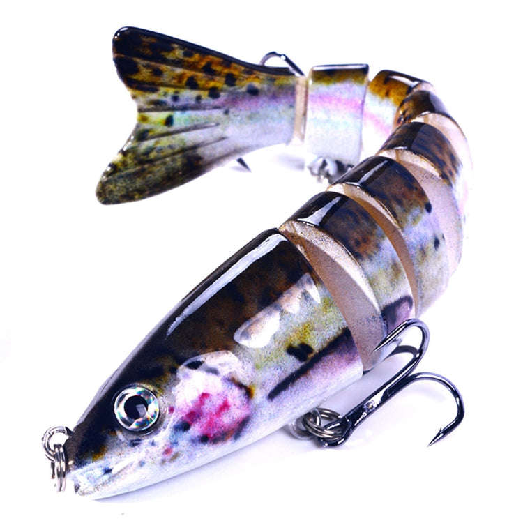 HENGJIA JM064 Multi-section Fish Minnow Bionic Fake Lures Sea Fishing Sinking Lures, Size: 12.8cm...
