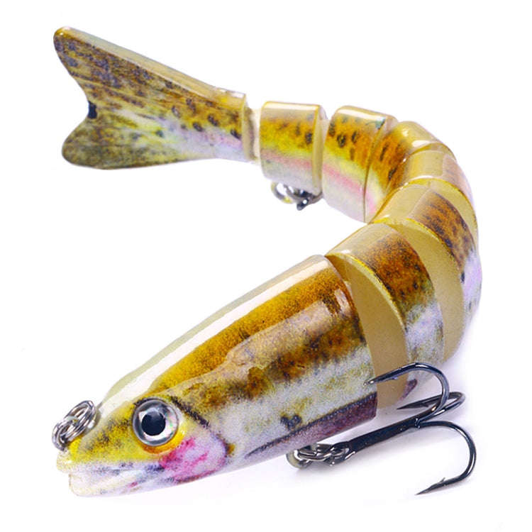 HENGJIA JM064 Multi-section Fish Minnow Bionic Fake Lures Sea Fishing Sinking Lures, Size: 12.8cm...