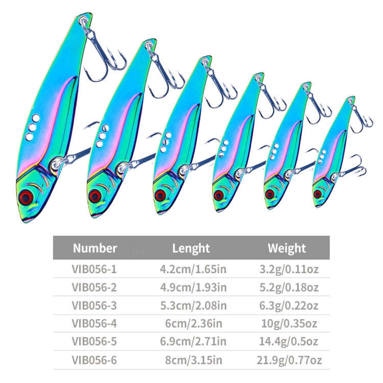 HENGJIA VIB056 VIB Fake Bait Full Swimming Layer Metal Blade Fish Luya Bait, Specification: 5G