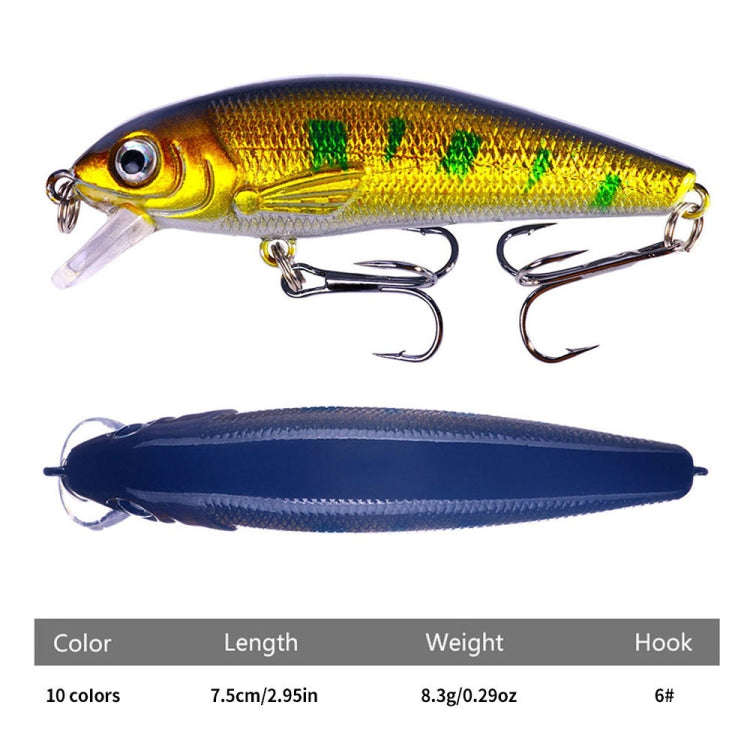 HENGJIA MI158 Floating Mino Bionic Lures, Color: 3