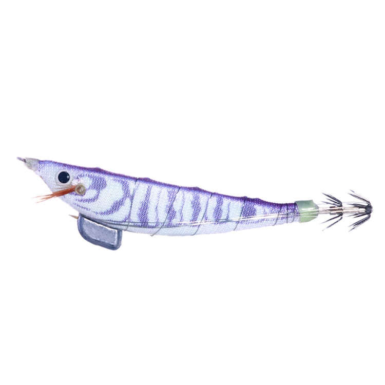 HENGJIA SJ033 Luminous Steel Wire Banana Shrimp Fake Bait, Size: 12cm 14.3g(Light Purple)