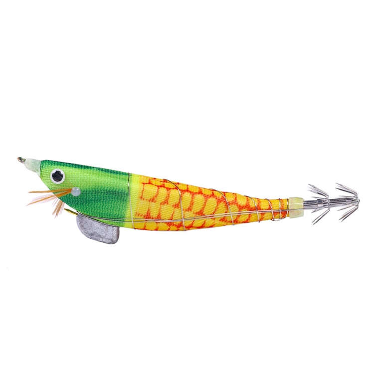 HENGJIA SJ033 Luminous Steel Wire Banana Shrimp Fake Bait, Size: 12cm 14.3g(Corn Pattern)