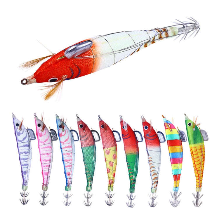 HENGJIA SJ033 Luminous Steel Wire Banana Shrimp Fake Bait, Size: 12cm 14.3g(Red Head Light Green ...