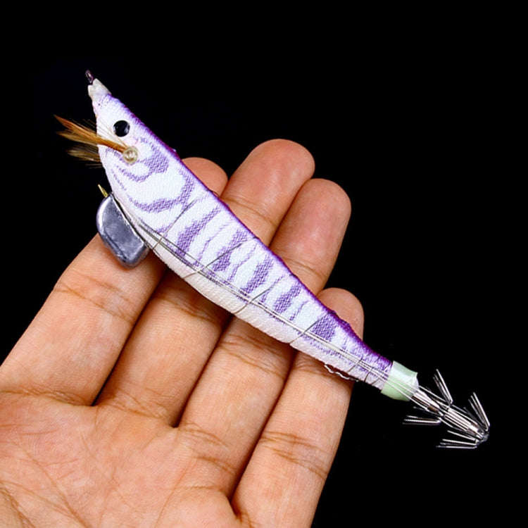 HENGJIA SJ033 Luminous Steel Wire Banana Shrimp Fake Bait, Size: 12cm 14.3g(Red Head Light Green ...