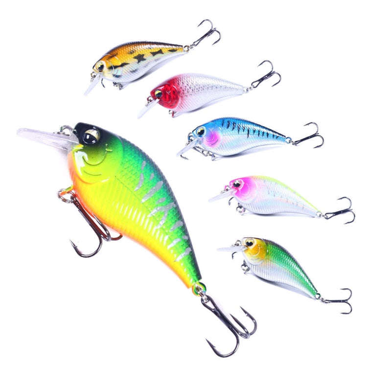 HENGJIA CB060 7cm 9.5g Lure VIB Rock Little Fatty Floating Fake Baits, Color: 1