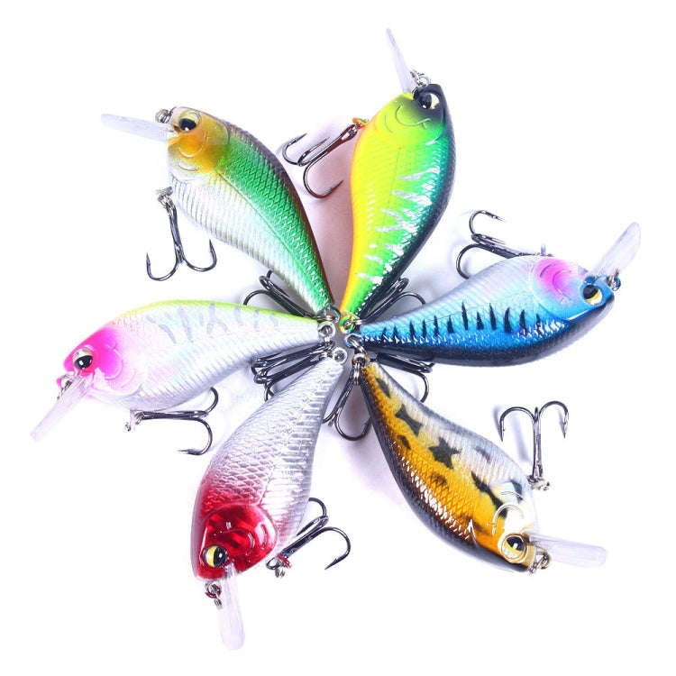 HENGJIA CB060 7cm 9.5g Lure VIB Rock Little Fatty Floating Fake Baits, Color: 1