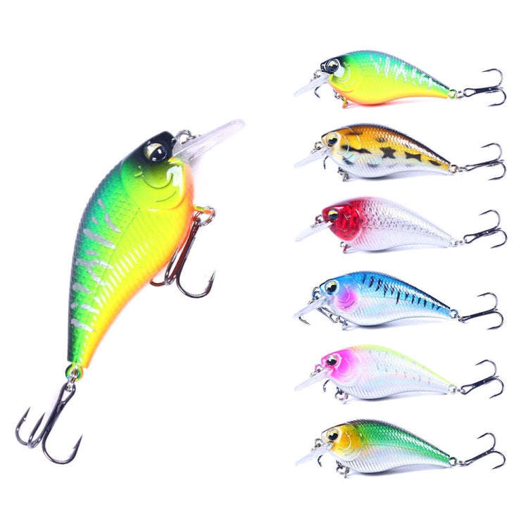 HENGJIA CB060 7cm 9.5g Lure VIB Rock Little Fatty Floating Fake Baits, Color: 1