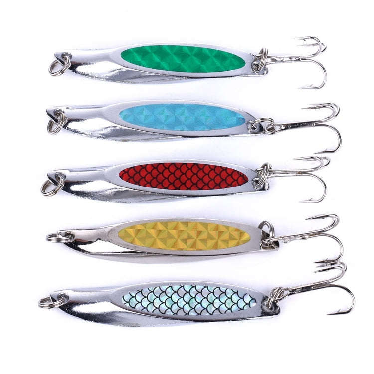 HENGJIA SP0715B Laser Sequins Oblique Cut Sequin Baits(5 Colors Boxed)