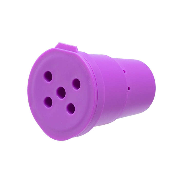 For Keurig Reusable Coffee Capsule Filter Cup Refillable K Cup Filter Basket Pod(Purple)