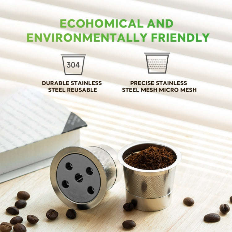 For Keurig K-Supreme Plus Coffee Machine Reusable Stainless Steel Filter Five-hole K Cup