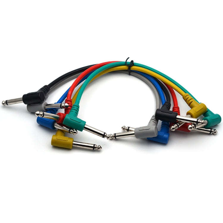 3pcs 40CM Guitar Bass Single Block Effect Device Connection Short Line, Random Color Delivery