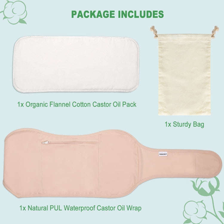 Waist Support Leak-proof Care Aid Package Sleep Conditioning Aids(Khaki)
