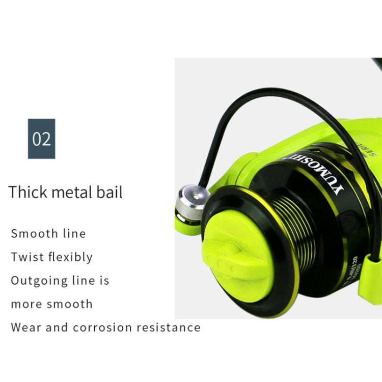 YUMOSHI OE7000 Spinning Wheel Metal Wire Cup Fishing Wheel