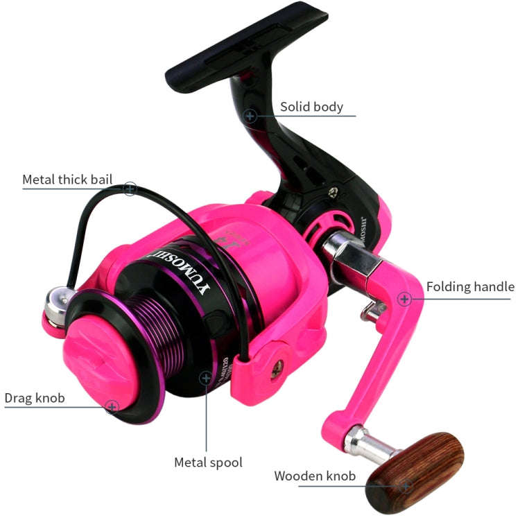 YUMOSHI OE5000 Spinning Wheel Metal Wire Cup Fishing Wheel