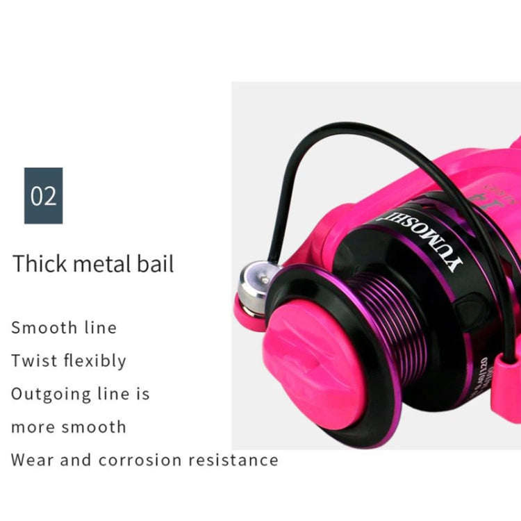 YUMOSHI OE4000 Spinning Wheel Metal Wire Cup Fishing Wheel