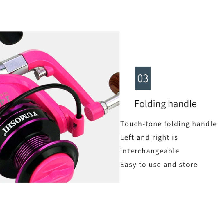 YUMOSHI OE4000 Spinning Wheel Metal Wire Cup Fishing Wheel