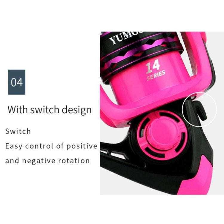 YUMOSHI OE5000 Spinning Wheel Metal Wire Cup Fishing Wheel
