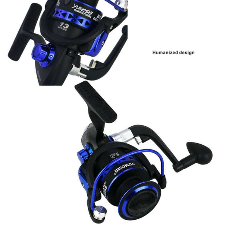YUMOSHI BK2000 Fishing Reel Spinning Strong Metal Spool High Speed Sea Fish Reel