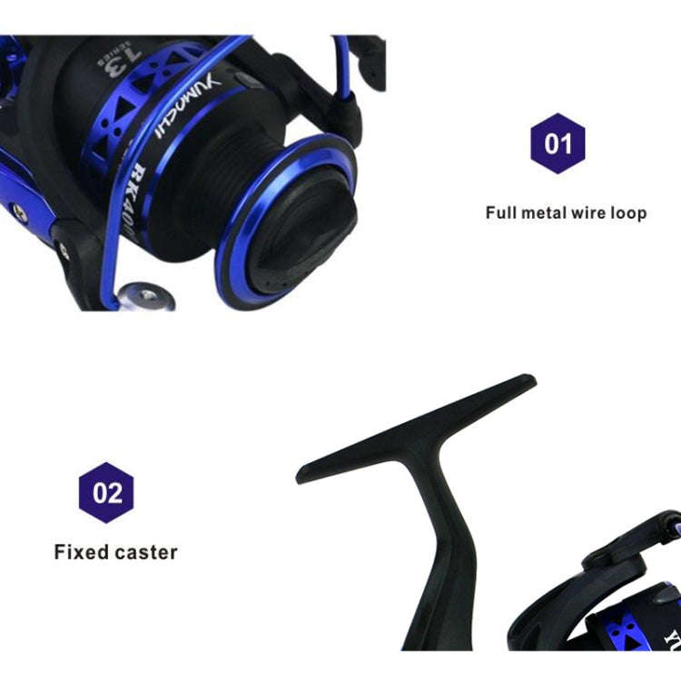 YUMOSHI BK7000 Fishing Reel Spinning Strong Metal Spool High Speed Sea Fish Reel