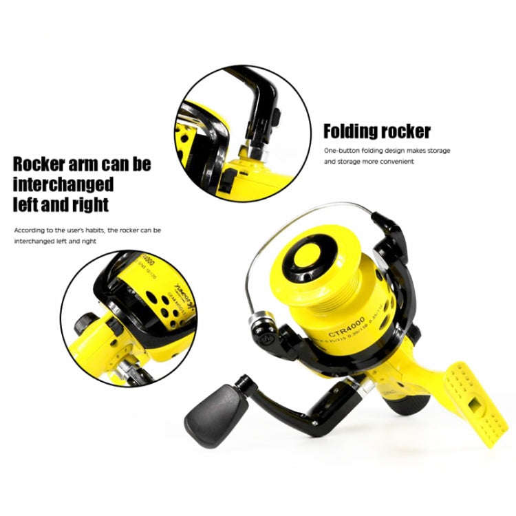YUMOSHI CTR7000 Casting Rod Spinning Wheel Plastic Head Fishing Line Reel