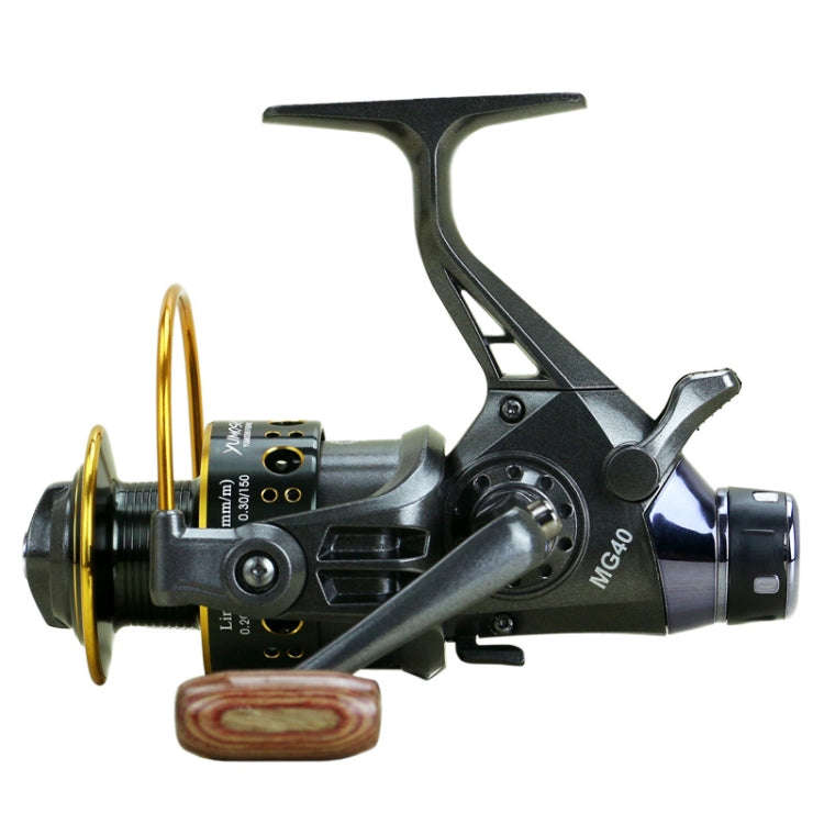 YUMOSHI MG50 Double Unloading Metal Head Front and Rear Brake Fishing Reel