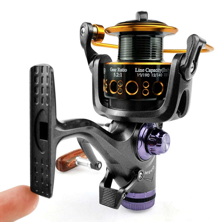 YUMOSHI MG40 Double Unloading Metal Head Front and Rear Brake Fishing Reel