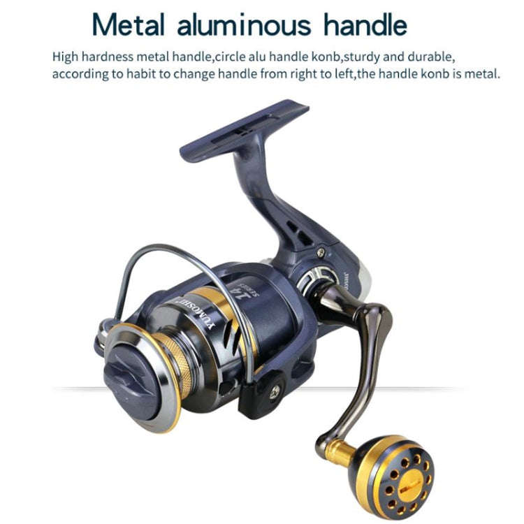 YUMOSHI KS5000 Spinning Fishing Reel Metal Rocker Metal Cup Reel