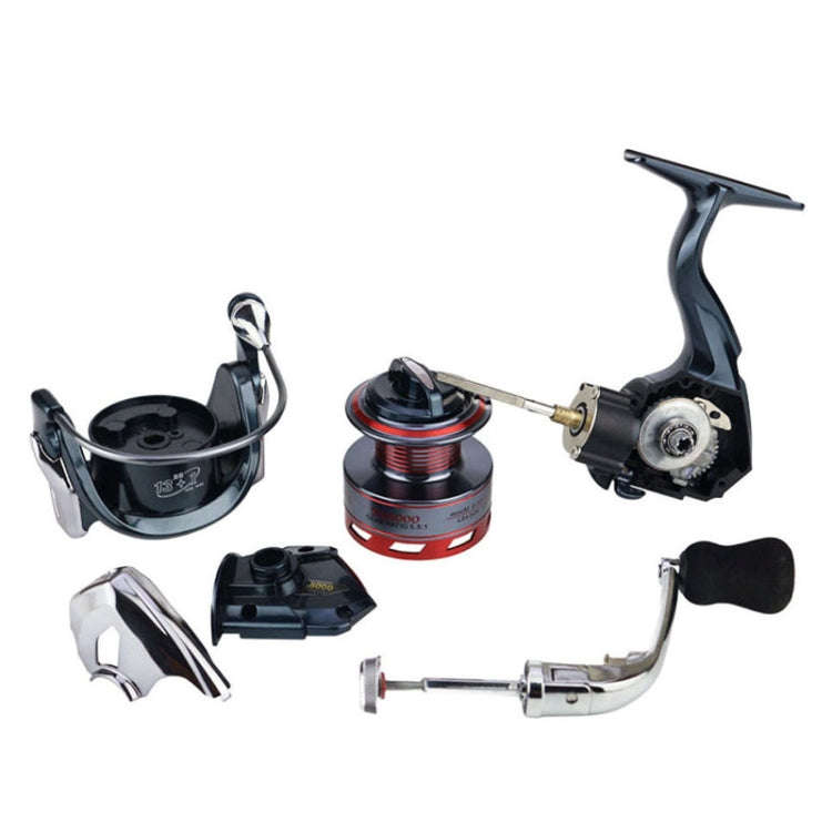YUMOSHI XS7000 All-Metal Rocker Fishing Wheels Metal Head Fishing Line Spinning Wheel
