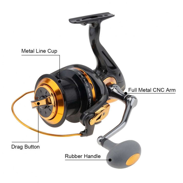 TF11000 Long-distance Casting Reel Large Gapless Sea Rod Fishing Reel Spinning Reel