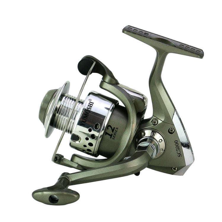 YUMOSHI SC7000 Plastic Plating Head Fishing Line Wheel Loyal Casting Reel