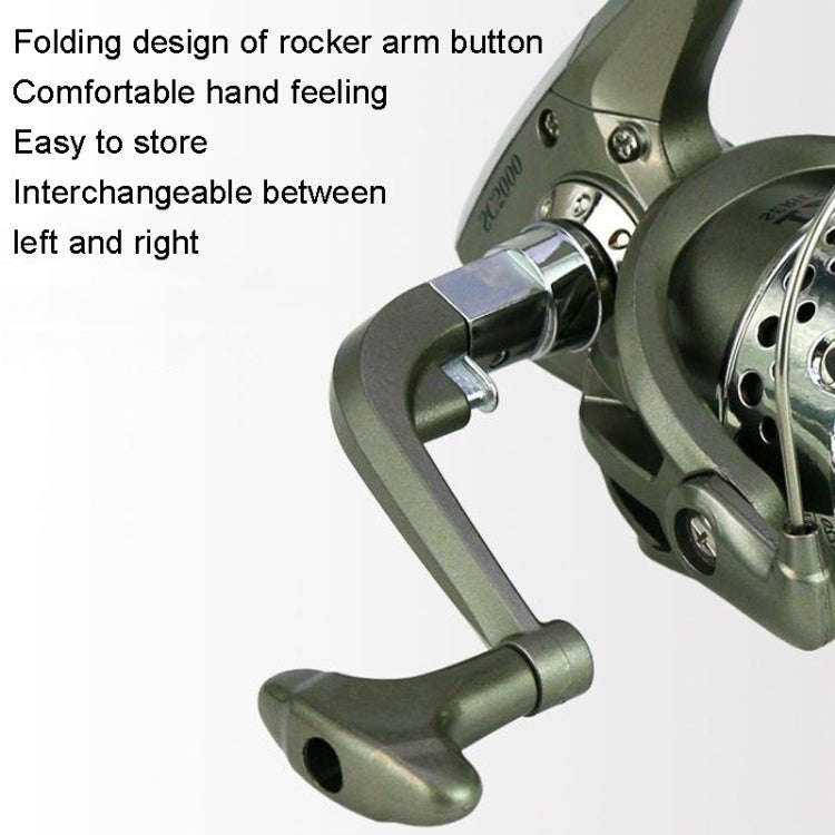 YUMOSHI SC7000 Plastic Plating Head Fishing Line Wheel Loyal Casting Reel