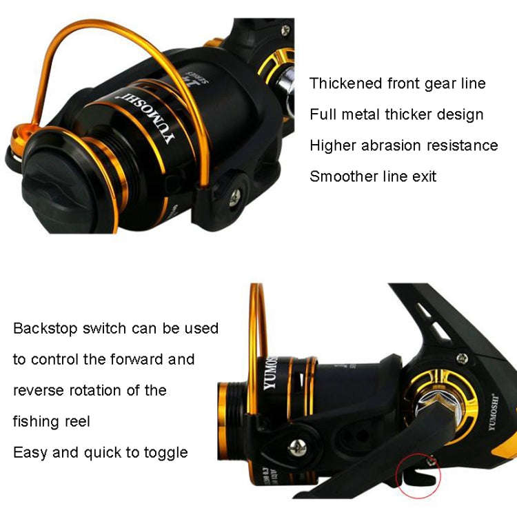 YUMOSHI JX4000 Metal Spinning Fishing Reel
