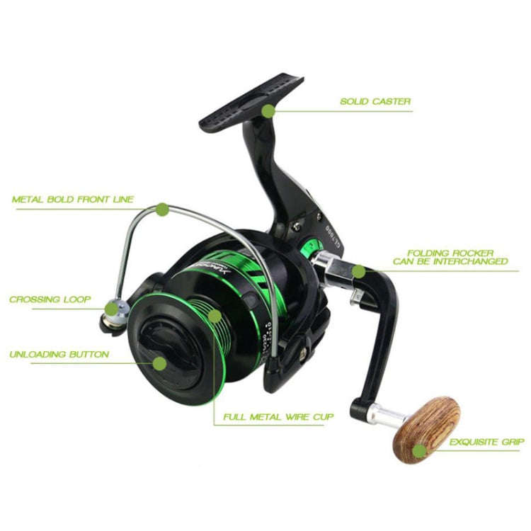 YUMOSHI GL Series Fishing Lines Spinning Reel, Specification: GL2000 Silver