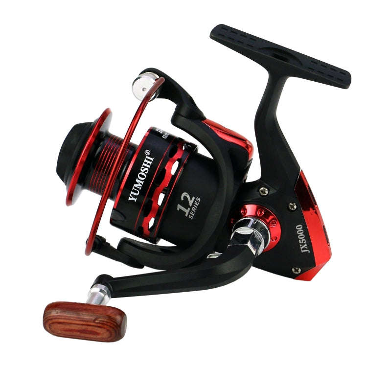 YUMOSHI JX4000 Wooden Handlebar Metal Head Fishing Reel Spinning Wheel