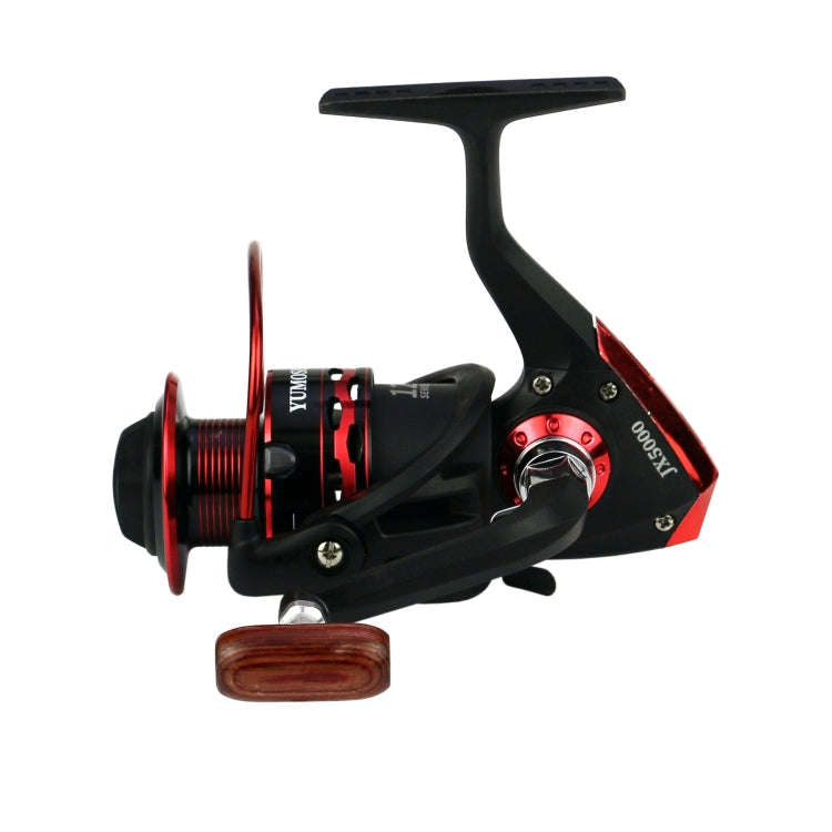 YUMOSHI JX3000 Wooden Handlebar Metal Head Fishing Reel Spinning Wheel