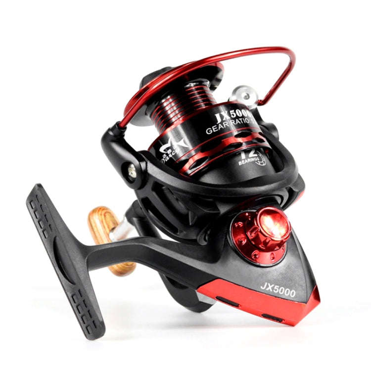 YUMOSHI JX3000 Wooden Handlebar Metal Head Fishing Reel Spinning Wheel