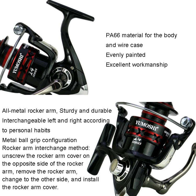 YUMOSHI RS3000 Metal Rocker Fishing Reel