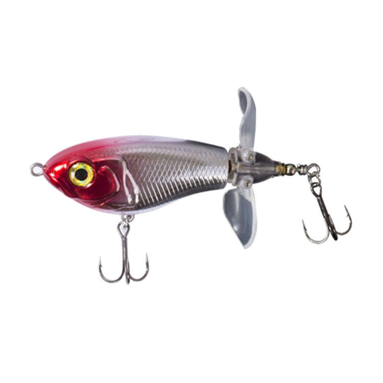 DF065 9g Double Paddle Tractor Surface Tether Roadrunner Fake Lure Long-distance Casting Lure(Red...