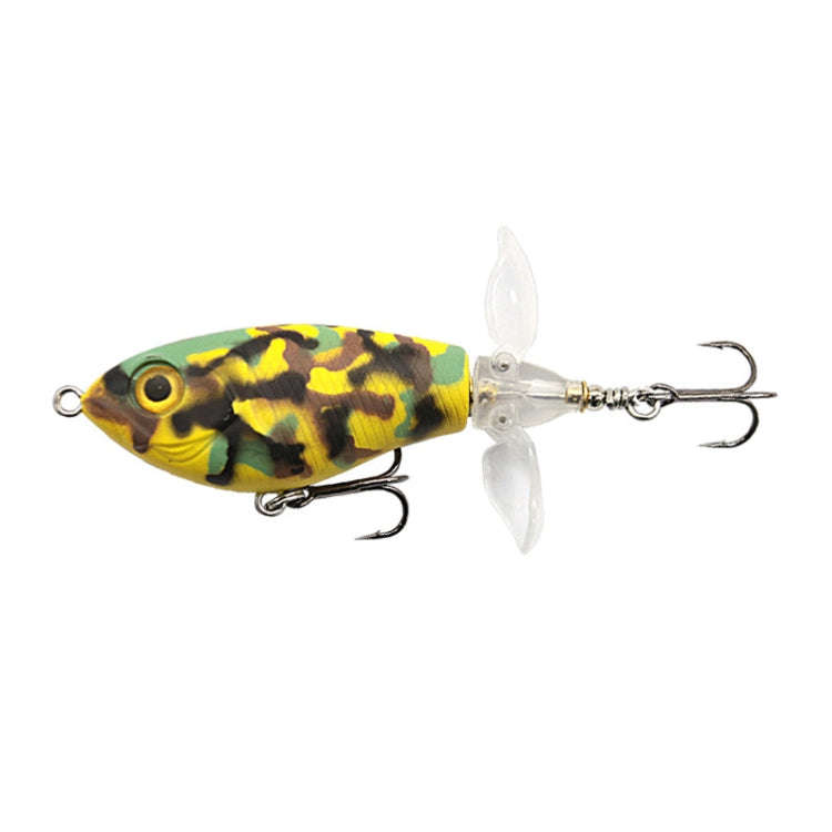 DF080 16g Double Paddle Tractor Surface Tether Roadrunner Fake Lure Long-distance Casting Lure(Ca...