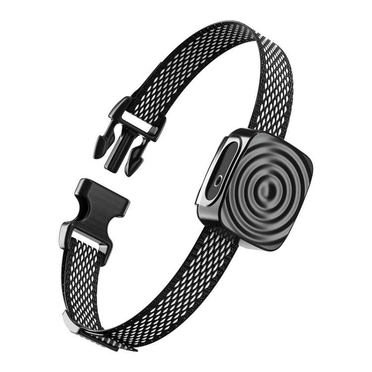 Pet Training Smart Bark Stopper Waterproof Vibration Collar(Black)