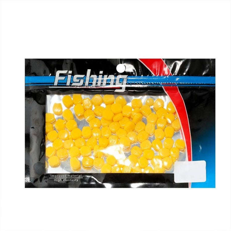 100pcs Small Floating Water Soft Bait Corn Flavor Fake Bait