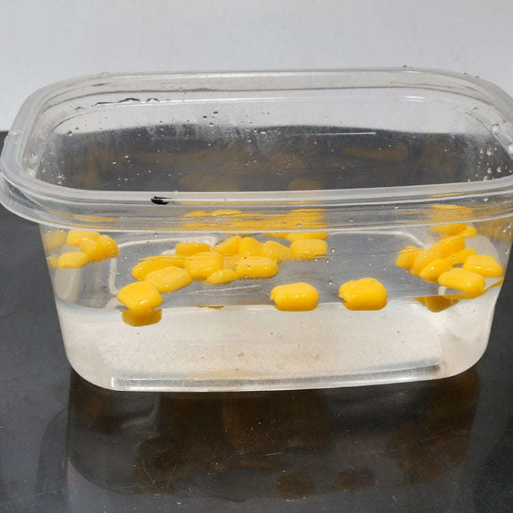 100pcs Small Floating Water Soft Bait Corn Flavor Fake Bait